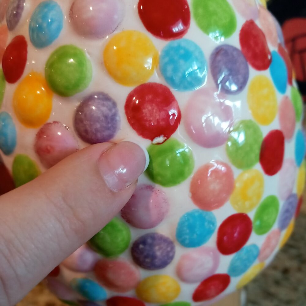 Ceramic Gumball Piggy Bank - Picture 4 of 8